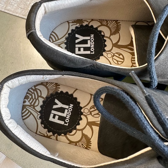FLY LONDON YUMI683FLY CUPIDO NICOTINE grey/black/brown Shoes size 39 size 8 - Picture 11 of 13